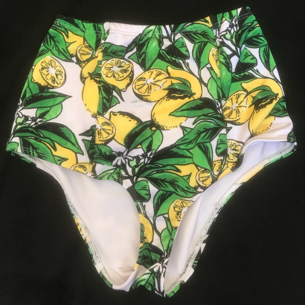 American Apparel high waisted lemon bottoms